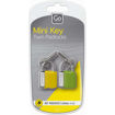 Picture of PADLOCK MINI TWIN KEY YELLOW / GREEN